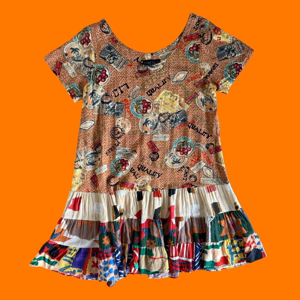 90's vintage hattie dress XL jams world made in usa